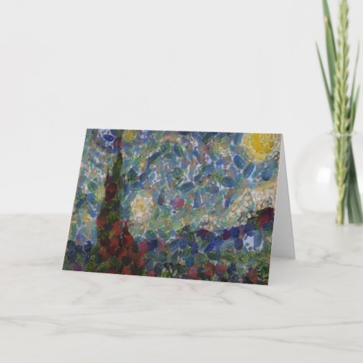 Carte La Gourde Nuit Starry Beaux Art Spoof (Devant)