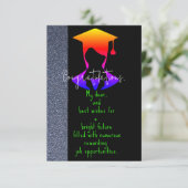 Carte La graduation de la copine (Debout devant)