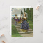 Carte La Grande Dame (par John Collier) (Devant/Arrière en situation)