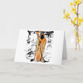 Carte La Grande Faucheuse Éffrayante de la mort d'Hallow (Fleur jaune)