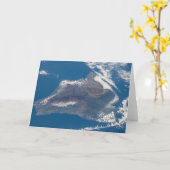 Carte La Grande Île D'Hawaï Et Ses Montagnes (Fleur jaune)