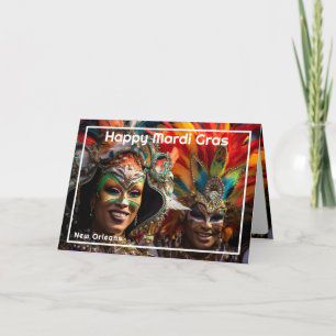 Carte 💚 💜 💛 La Grande Révélation : Mardi Gras Magic