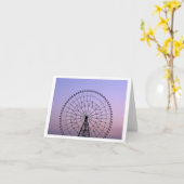 Carte La grande roue : Tokyo (Fleur jaune)