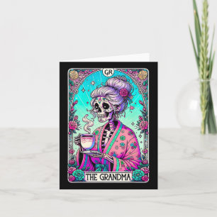 Carte La Grandma Tarot Card Skeleton Mothers Day Witch