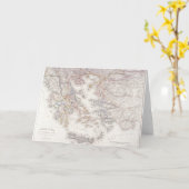 Carte La Grèce antique (Fleur jaune)
