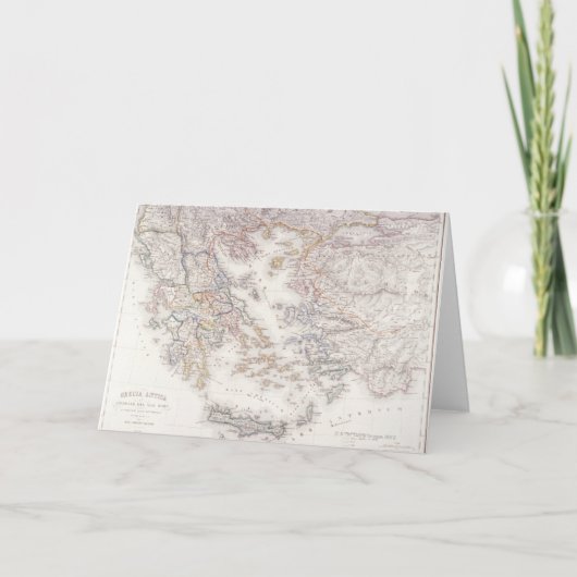 Carte La Grèce antique (Devant)
