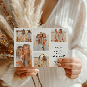 Carte La Grille Photo Contemporaine Serez-Vous Ma Femme 