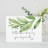 Carte La grossesse révèle de nouveaux grands-parents s'a (Debout devant)