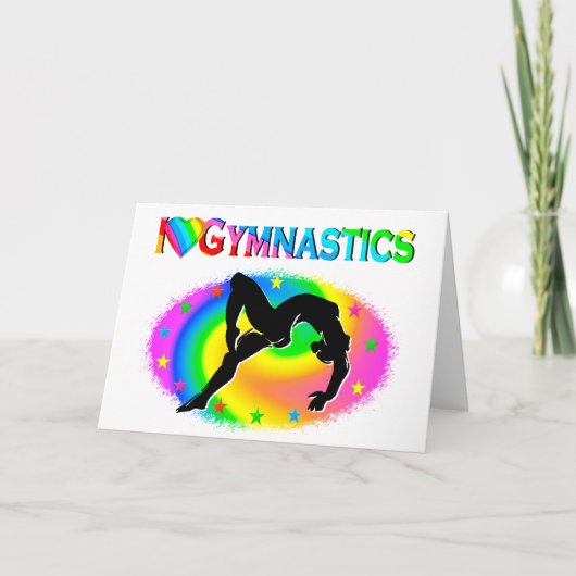 CARTE LA GYMNASTIQUE EST MA VIE (Devant)