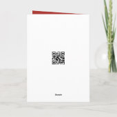 Carte La hache afghane de Noël sur un canapé en velours (Dos)