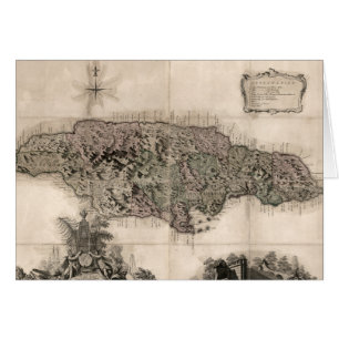 CARTE : La JAMAÏQUE, 1763
