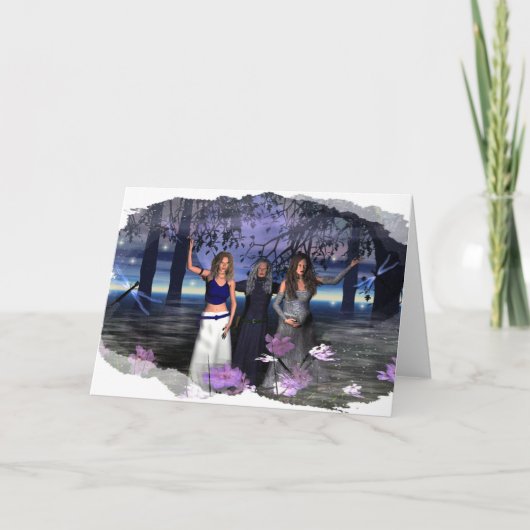 Carte La jeune fille, la mère et la vieille femme (Devant)