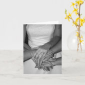 Carte La jeune mariée (Fleur jaune)