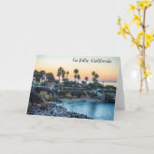 Carte La Jolla Californie (Fleur jaune)