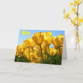 CARTE LA JOURNÉE DE LA MÈRE AMOUR SIS AVEC DES BUNCHES D (Fleur jaune)