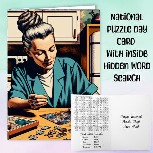 Carte La Journée nationale des puzzles est le 29 janvier