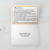 Carte La Journée nationale du fromage grillé est le 12 a (Intérieur)