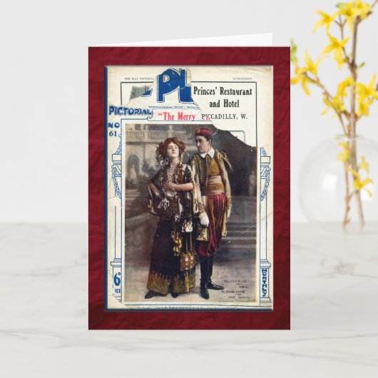 Carte La joyeuse veuve (Fleur jaune)