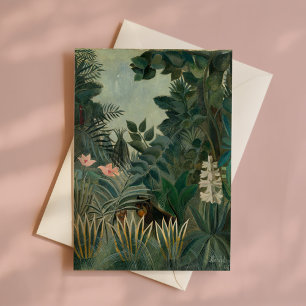 Carte La jungle équatoriale Henri Rousseau