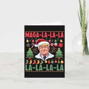 Carte La La Donald Trump Potus 47 Mauvais Noël 1