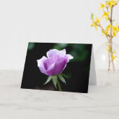 Carte La lavande s'est levée (Fleur jaune)