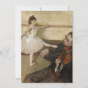 Carte La leçon de danse   Edgar Degas