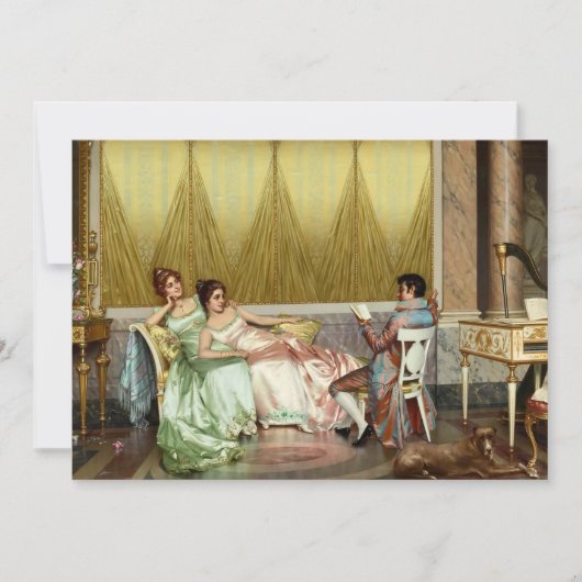 Carte La lecture de poésie (Devant)
