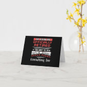 Carte La Légende A Officiellement Retraité Une Retraite (Fleur jaune)