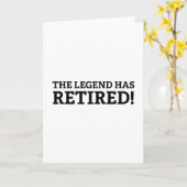Carte La Légende A Retraité (Fleur jaune)