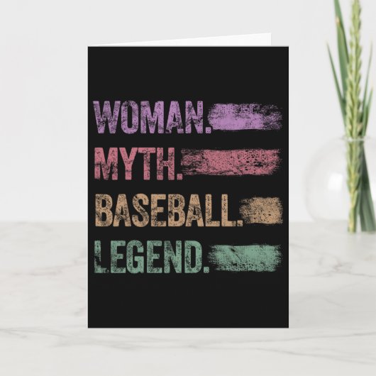 Carte La légende de vente Cricket rétro Dames Vente (Devant)