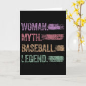 Carte La légende de vente Cricket rétro Dames Vente (Fleur jaune)