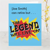 Carte La Légende Du Parti De La Retraite Vivra (Fleur jaune)