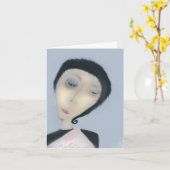 Carte La lettre (Fleur jaune)