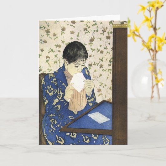 Carte La lettre de Cassatt (Fleur jaune)