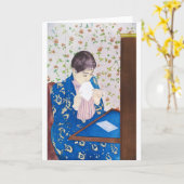 Carte La Lettre, Mary Cassatt (Fleur jaune)