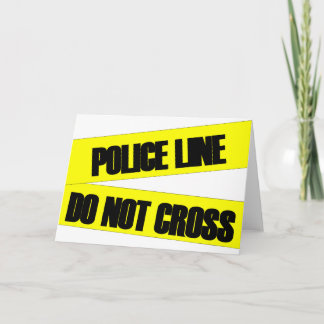 Carte La ligne de police ne traverse pas