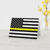 Carte La ligne mince drapeau d'or (Fleur jaune)