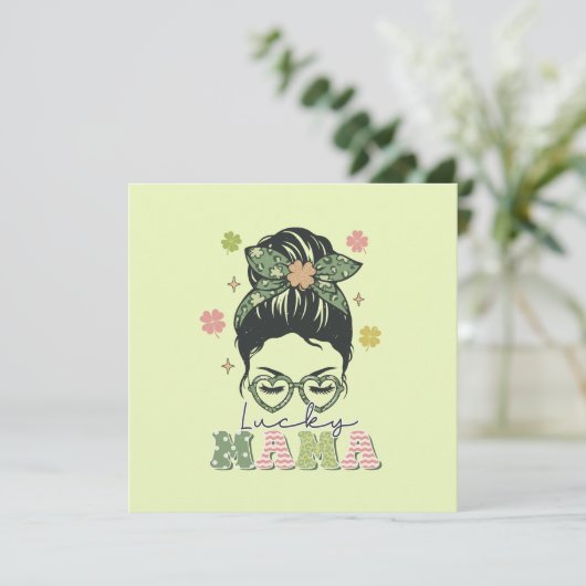 Carte La Lucky Mama de St. Patrick (Debout devant)