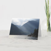 Carte La lumière brille à travers le nuage avec une cita (Devant)