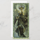 Carte La Lune d'Alphonse Mucha (Devant / Derrière)