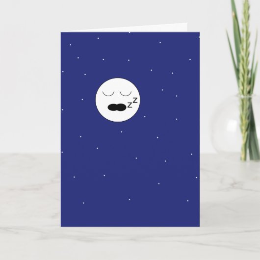 Carte La Lune Dormir Vide (Devant)