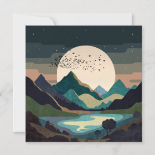 Carte La Lune Sur Le Lac