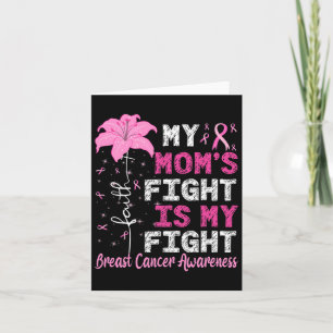 Carte La lutte de ma mère est ma lutte contre le cancer 