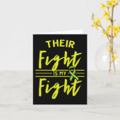 Carte La lutte est ma lutte Conscience des maladies du r (Fleur jaune)