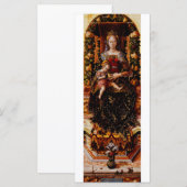 Carte La Madonna della Candeletta par Carlo Crivelli (Devant / Derrière)