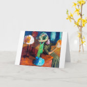 Carte La Magasine De Fabriques, Edgar Degas (Fleur jaune)