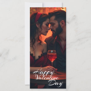 Carte La magie de la Saint-Valentin avec le paroxysme ro