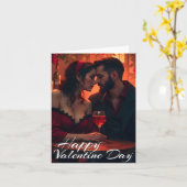 Carte La magie de la Saint-Valentin avec le paroxysme ro (Fleur jaune)