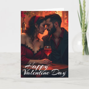 Carte La magie de la Saint-Valentin avec le paroxysme ro