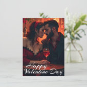 Carte La magie de la Saint-Valentin avec une intimité ro (Debout devant)
